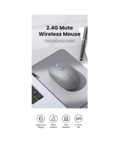 Купить Беспроводная мышь uGreen MU105 серый (90669)  в E-mobi