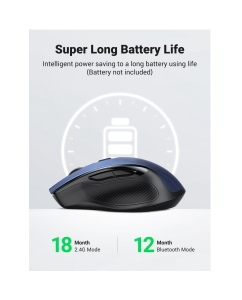 Купить Беспроводная мышь uGreen MU006 синий, черный (25753_)  в E-mobi