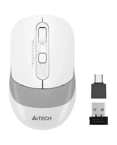 Купить Беспроводная мышь A4Tech FG10CS Air белый, серый (1968100)  в E-mobi