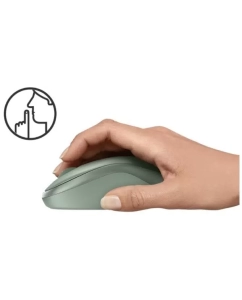 Купить Беспроводная мышь Logitech M221 Silent зеленый (910-006112)  в E-mobi