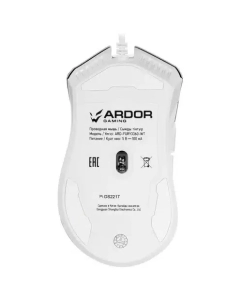 Купить Проводная мышь ARDOR GAMING Fury PRO White (ARD-FURY3360-WT)  в E-mobi