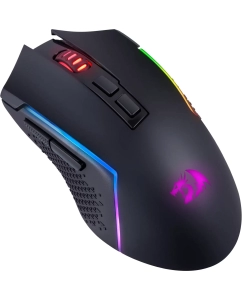 Купить Мышь Redragon Trident черный оптическая (8000dpi) беспроводная BT/Radio USB  в E-mobi