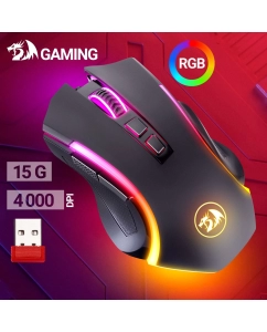 Купить Беспроводная игровая мышь Redragon Griffin wireless черный  в E-mobi