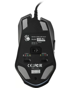 Купить Проводная игровая мышь A4Tech Bloody W60 Max серый, черный  в E-mobi