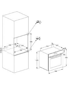 Купить Встраиваемый электрический духовой шкаф Beko BBIM13301B черный  в E-mobi