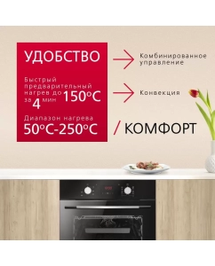 Купить Встраиваемый электрический духовой шкаф Hansa BOES68460  в E-mobi