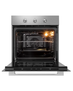 Купить Встраиваемый электрический духовой шкаф MAUNFELD MEOC708PS серебристый, черный  в E-mobi