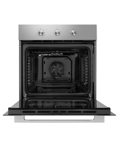 Купить Встраиваемый электрический духовой шкаф MAUNFELD MEOC708PS серебристый, черный  в E-mobi