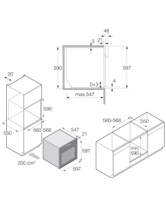 Купить Встраиваемый электрический духовой шкаф ASKO OCS8664S Silver  в E-mobi