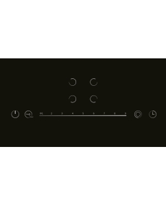 Купить Встраиваемая варочная панель электрическая LEX EVH 642B BL черный  в E-mobi