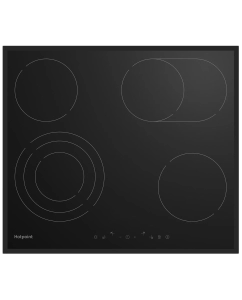 Купить Встраиваемая варочная панель электрическая HotPoint HR 6T7 BA S черный в E-mobi