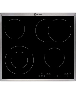 Купить Встраиваемая варочная панель электрическая Electrolux EHF6346XOK черный в E-mobi