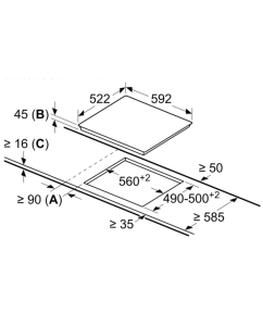 Купить Встраиваемая варочная панель электрическая Bosch PKF631FP3E черный  в E-mobi