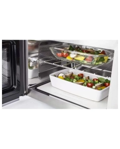 Купить Микроволновая печь с грилем и конвекцией CASO MCG 25 Ceramic Chef серебристый/черный  в E-mobi