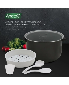 Купить Мультиварка Polaris PMC0573AD серебристый; черный  в E-mobi