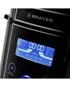 Купить Мультиварка-скороварка Brayer BR2401 Black, Silver  в E-mobi