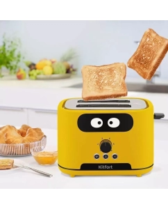 Купить Тостер Kitfort КТ-4093-1 желтый  в E-mobi