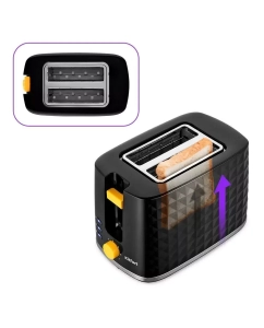 Купить Тостер Kitfort КТ-6224 черный  в E-mobi
