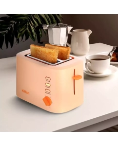 Купить Тостер Kitfort КТ-6214 оранжевый  в E-mobi