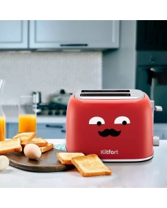Купить Тостер Kitfort КТ-6218-1 красный  в E-mobi