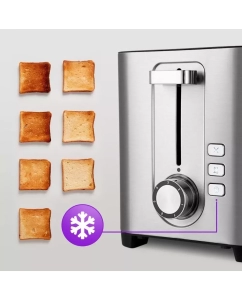 Купить Тостер Kitfort КТ-6099 серебристый  в E-mobi