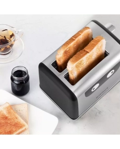 Купить Тостер Kitfort КТ-6221 серебристый  в E-mobi