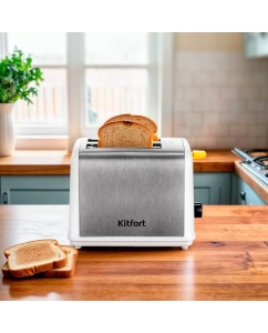 Купить Тостер Kitfort КТ-6226 белый  в E-mobi