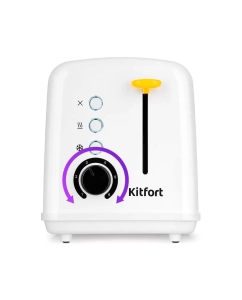 Купить Тостер Kitfort КТ-6226 белый  в E-mobi