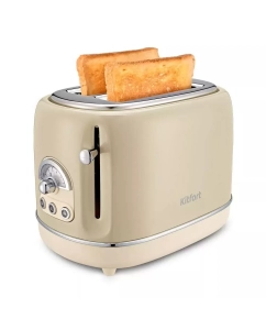 Купить Тостер KitFort КТ-4004-3 бежевый в E-mobi
