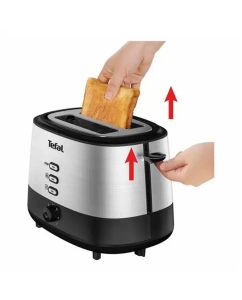 Купить Тостер Tefal TT520D10 Grille Pain серебристый, черный  в E-mobi