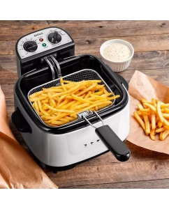 Купить Фритюрница Kitfort КТ-6239 белый  в E-mobi