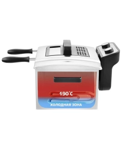 Купить Фритюрница Kitfort KT-2025 серебристый, черный  в E-mobi