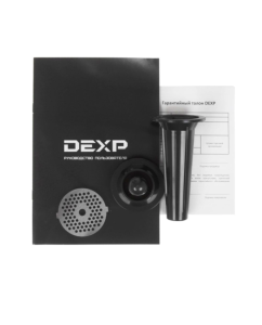 Купить Электромясорубка DEXP MG-2000S 2000 Вт серебристая, черная  в E-mobi