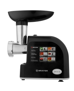 Купить Электромясорубка Brayer BR1603BK Black  в E-mobi