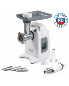 Купить Электромясорубка Аксион М 321.04 200 Вт белый  в E-mobi