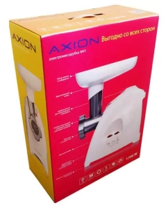 Купить Электромясорубка Аксион М 41.02 White  в E-mobi