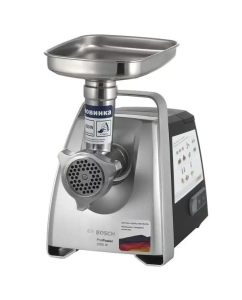 Купить Электромясорубка Bosch ProPower MFW68640 Silver/Black  в E-mobi