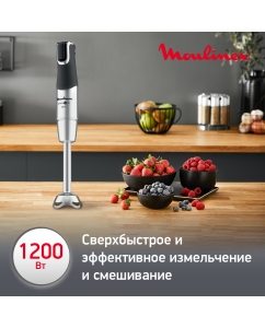 Купить Погружной блендер Moulinex InfinyForce Pro DD95KD10 Silver/Black  в E-mobi
