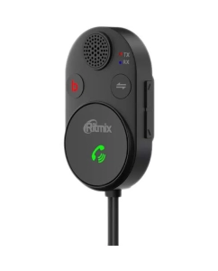 Купить Автомобильный FM-модулятор Ritmix BTR-200 черный BT USB (80002461)  в E-mobi