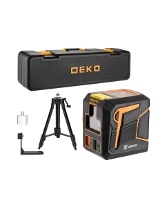 Купить Уровень лазерный самовыравнивающийся в кейсе DEKO DKLL11 PREMIUM со штативом 1 м в E-mobi