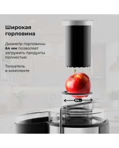 Купить Соковыжималка центробежная GALAXY LINE GL0809 1200 Вт серебристый  в E-mobi