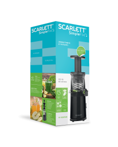 Купить Соковыжималка шнековая SCARLETT SC-JE50S46 150 Вт черный  в E-mobi
