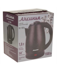 Купить Чайник электрический АКСИНЬЯ КС-1016 1.8 л черный  в E-mobi
