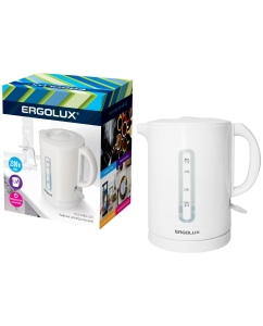 Купить Чайник электрический Ergolux ELX-KH01-C01 1.7 л белый  в E-mobi