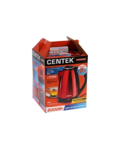 Купить Чайник электрический Centek CT-1068 2 л красный  в E-mobi