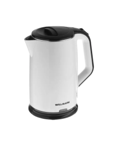 Купить Чайник электрический WILLMARK WEK-2012PS 2 л белый, черный  в E-mobi