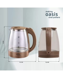 Купить Чайник электрический making oasis everywhere K-8GI 1.8 л бежевый  в E-mobi