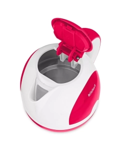 Купить Чайник электрический Kitfort КТ-6607-1 1 л розовый, белый  в E-mobi