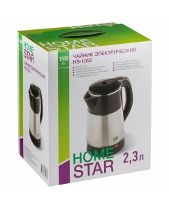 Купить Чайник электрический HomeStar HS-1055 2.3 л черный  в E-mobi