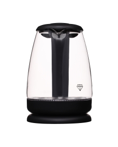 Купить Чайник электрический HYUNDAI HYK-G1001 1.7 л черный, прозрачный  в E-mobi